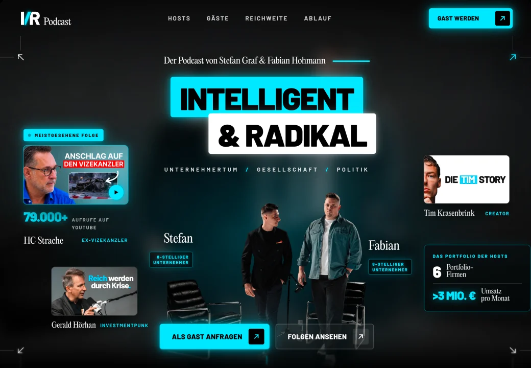 Intelligent / Radikal, Website