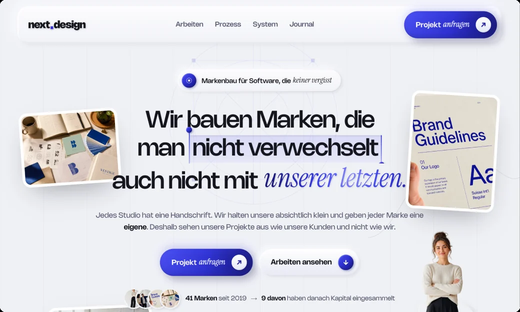 next.design, Website