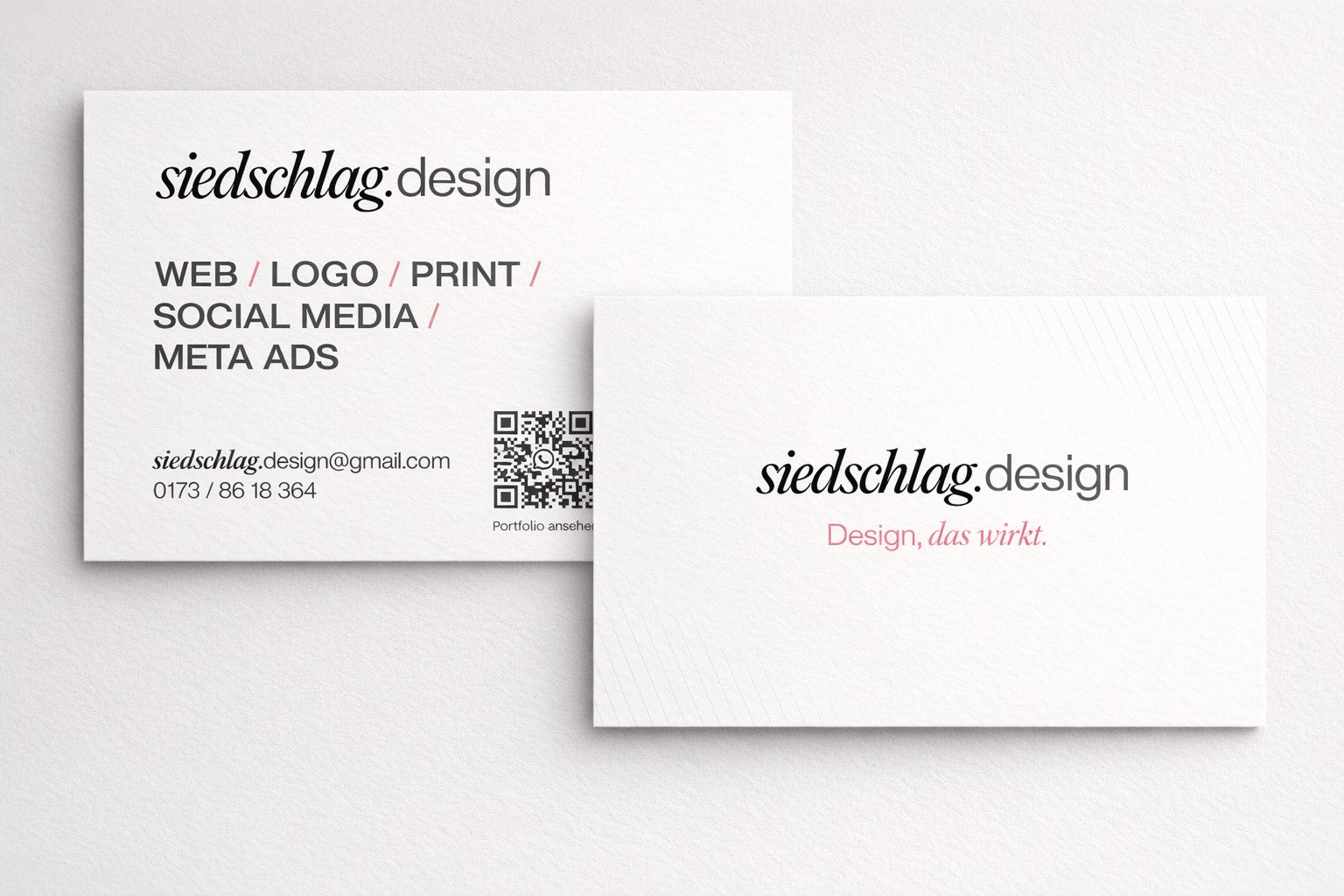 Visitenkarten-Design von siedschlag.design